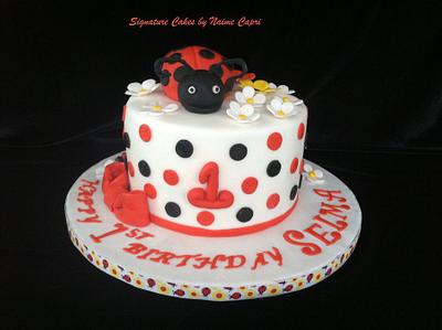 Lady Bug Themed Cake - Cake by SignatureCake
