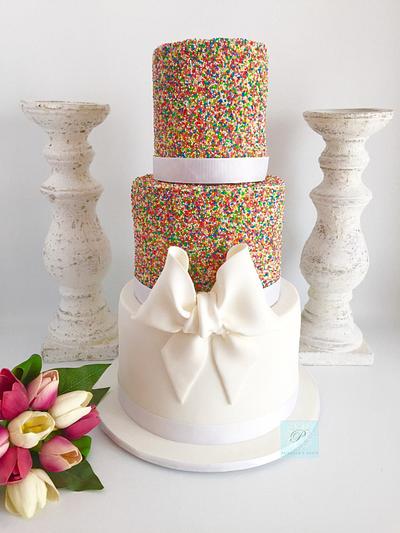 Wedding cake  - Cake by Priscilla's Cakes