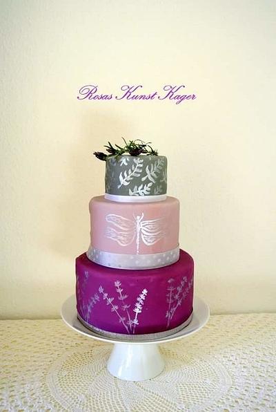 lavender - Cake by Rosas Kunst Kager