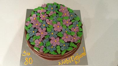 flower basket for grandma... - Cake by Jurgyte