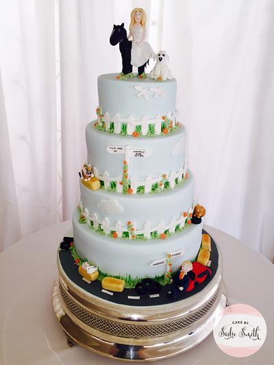 Country Wedding Cake - Cake by Sadie Smith