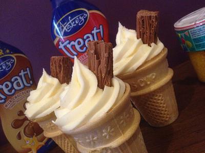 Ice Cream Cone Cupcakes - Cake by Janine Lister