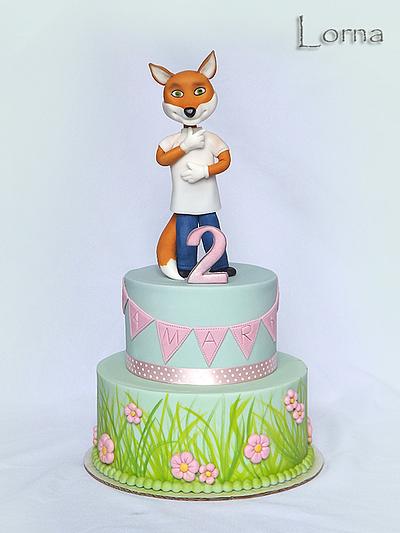 Fox cake - Cake by Lorna