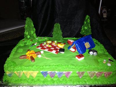 Camp Read A lot Cake - Cake by beth78148