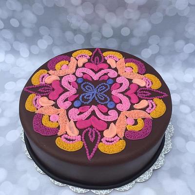 Buttercream Piped Cake :)  - Cake by Joliez