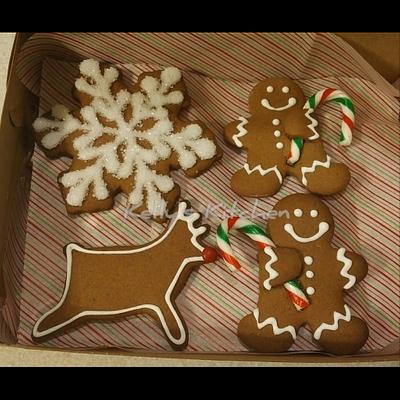 Christmas gingerbread cookies - Cake by Kelly Stevens