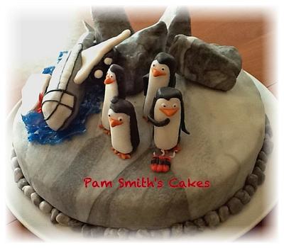 Penguins of Madagascar  - Cake by Pam Smith's Cakes