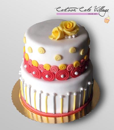 Anniversary - Cake by Eliana Cardone - Cartoon Cake Village