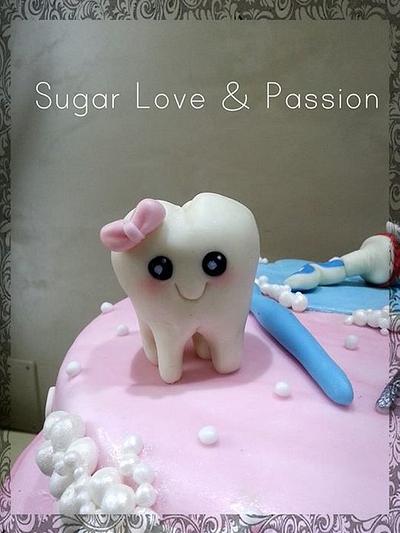 Dental Cake  - Cake by Mary Ciaramella (Sugar Love & Passion)