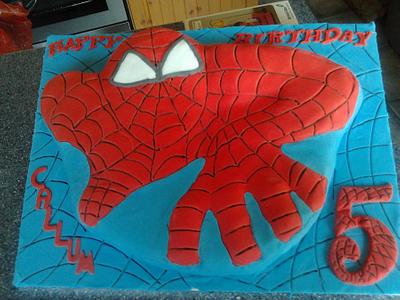 spiderman cake - Cake by ann wild