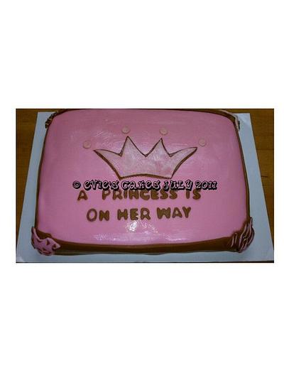Baby Shower Princess Cake - Cake by BlueFairyConfections