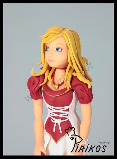Medieval Girl 3D Model - Cake by Pirikos, Cake Design