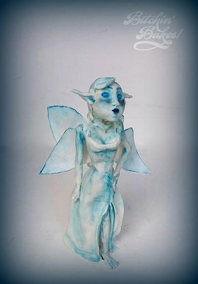 Away with the fairies collaboration - Ghost Fairy - Cake by fitzy13