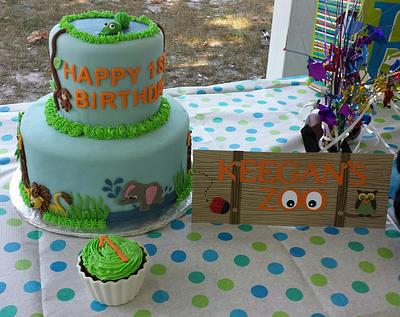 Keegan's Zoo - Cake by Laura Willey