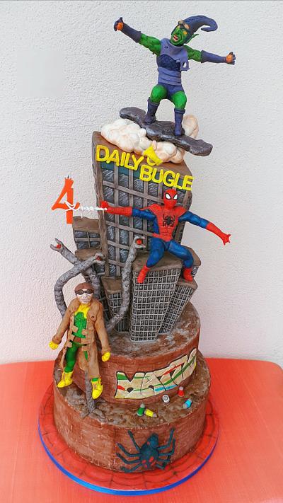 Spiderman Cake - Cake by Valentina Majella