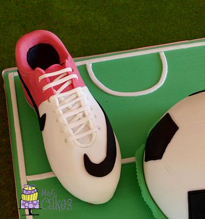 Soccer can be a girl's thing! - Cake by M&G Cakes