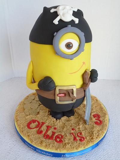 Ollies Pirate Minion - Cake by Hilz