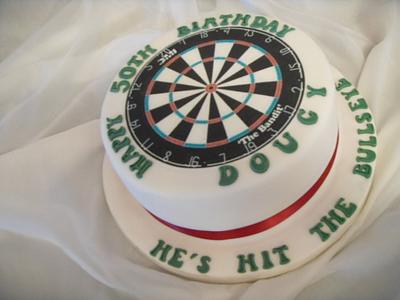 Dartboard 50th Birthday Cake - Cake by Christine