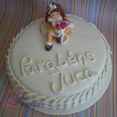 Sweet and white leaves - Cake by Lilas e Laranja (by Teresa de Gruyter)