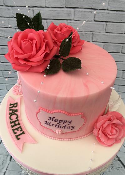 Rose Pink - Cake by Lorraine Yarnold