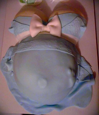Baby Belly Cake!  - Cake by Jennifer 