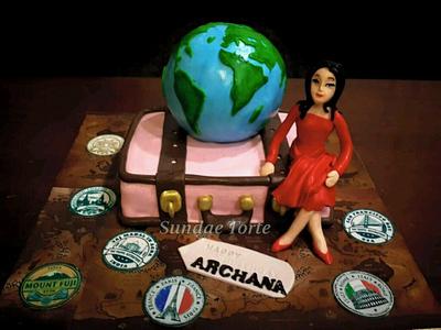 A Travelogue Cake  - Cake by Merin John 