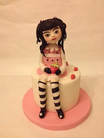 miss sweet strawberry - Cake by elisa1981