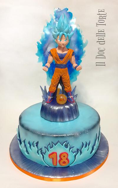 Dragonball Super Saiyan cake - Cake by Davide Minetti