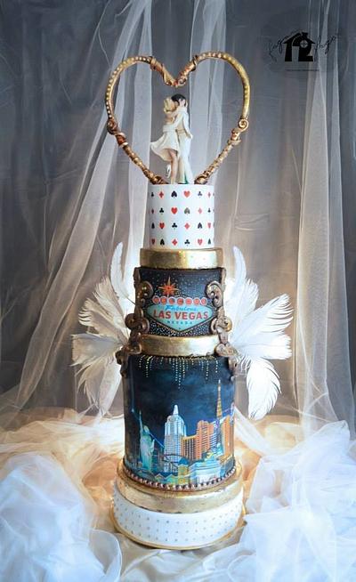 "Las Vegas wedding cake" for "Dream wedding locations" - Cake by Daniel Diéguez