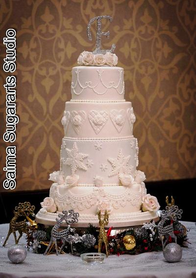 Christmas wedding cake - Cake by SAIMA HEBEL