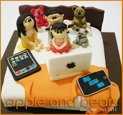 Apple and Bears - Cake by Diana