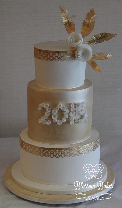 NYE 15 for 'The Cliff House Hotel'  - Cake by BlossomBakes