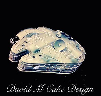 Millennium Falcon - May the sugar force be with you - Cake by David Mason