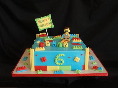 Lego cake with Emmet - Cake by jan14grands