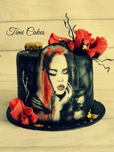 women and roses - Cake by timi cakes