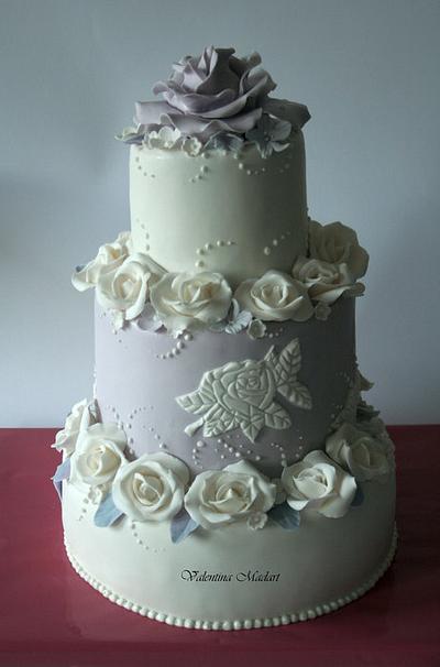 Rose Wedding Cake - Cake by Valentina Madart