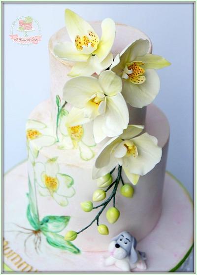 Orchid - Cake by Jo Finlayson (Jo Takes the Cake)