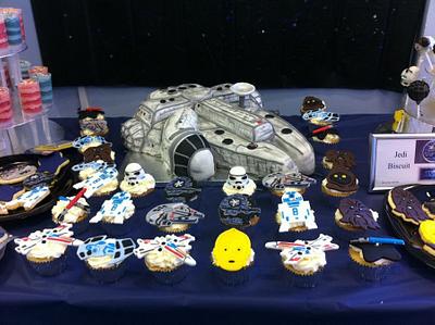 star wars theme for my son`s birthday - Cake by HeavenlySweets