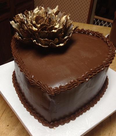 valentine chocolate cake - Cake by arkansasaussie