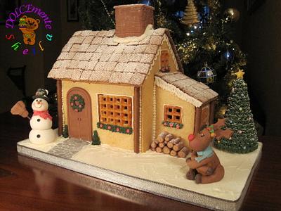 Gingerbread house - Cake by Sheila Laura Gallo