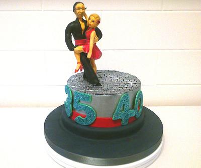 Strictly Salsa - Cake by Danielle Lainton