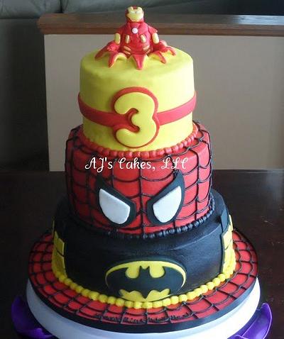 Super Hero Cake! - Cake by Amanda Reinsbach