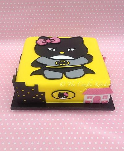 Hello Bat Kitty - Cake by The Crafty Kitchen - Sarah Garland