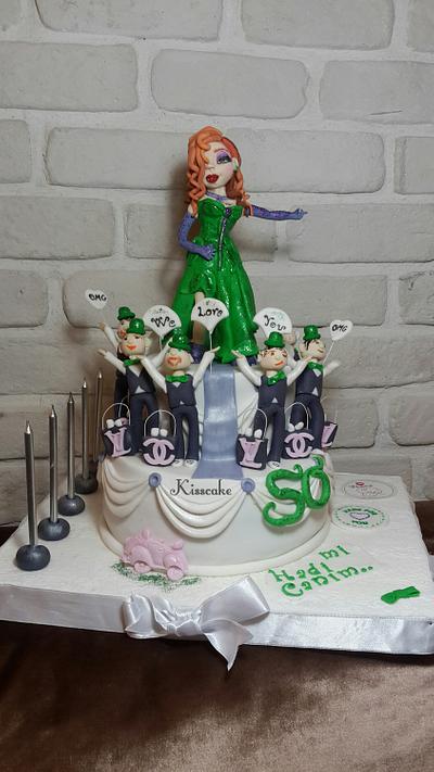 50 Age Birthdaycake..New my favorite cake - Cake by Cangül Dağlaraşar