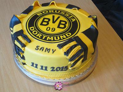 Borussia Dortmund Football team cake - Cake by Mary Yogeswaran