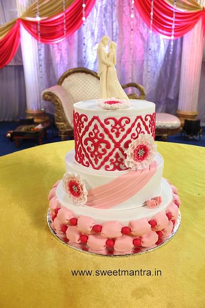 Grand Wedding cake - Cake by Sweet Mantra Homemade Customized Cakes Pune