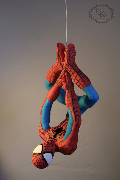 Hanging Spiderman - Cake by Karolina Andreas 