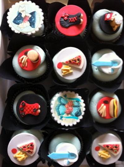 Fun themed cupcakes  - Cake by Carry on Cupcakes