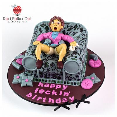 A loud, foul-mouthed Irish matriarch :-) - Cake by RED POLKA DOT DESIGNS (was GMSSC)