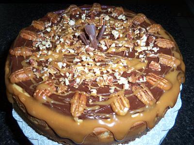 Turtle Cheesecake - Cake by Monica@eat*crave*love~baking co.